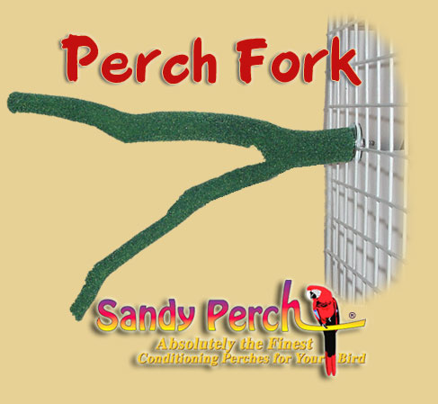 sandy perch forked double bird conditioning perch